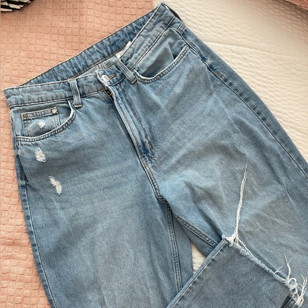 Curvy fit- Denim Wide leg 🖤